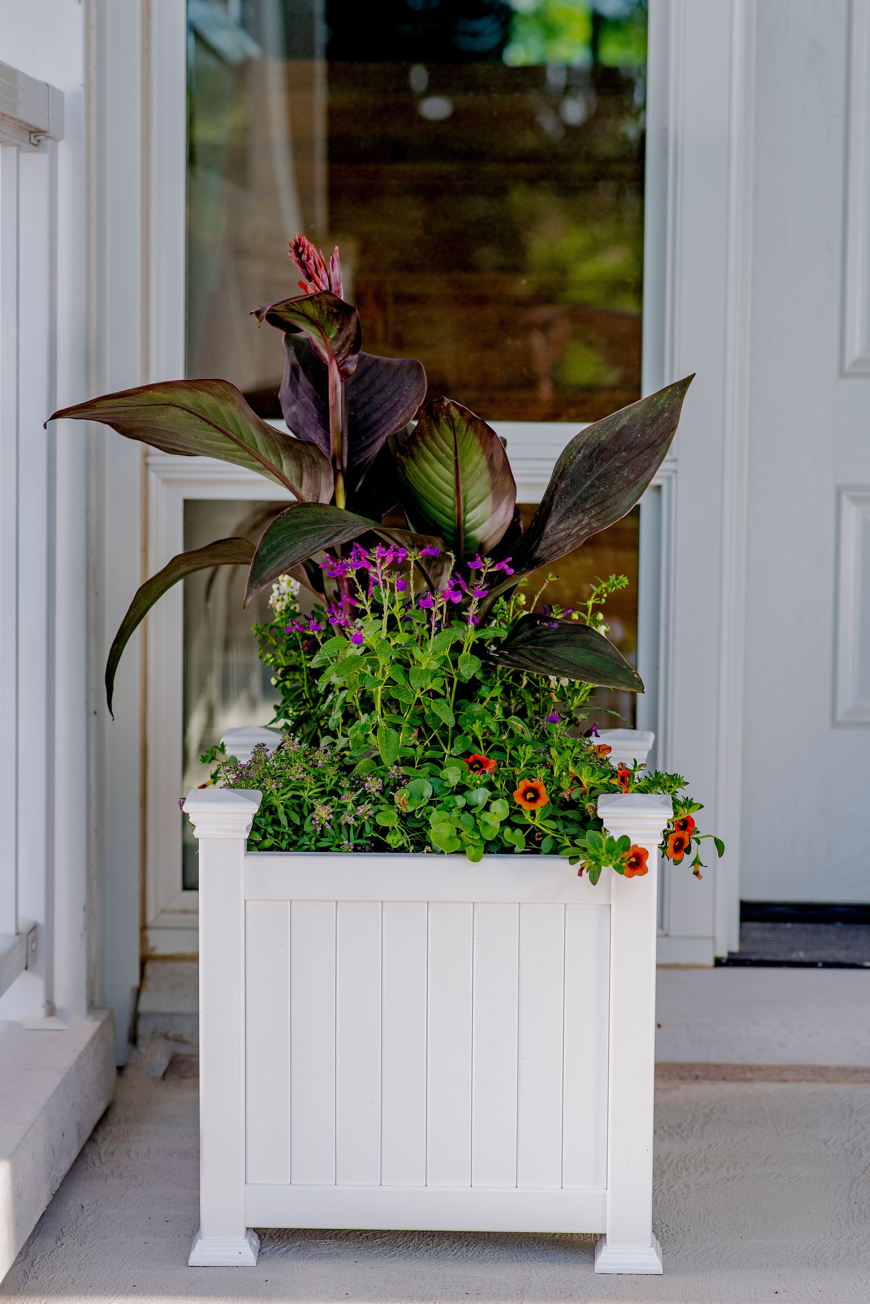 Vita White Vinyl Planter Box & Reviews | Wayfair